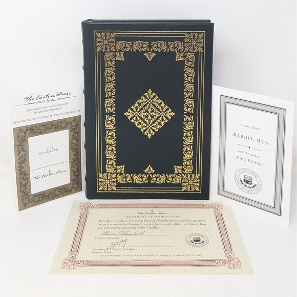 Rabbit, Run by John Updike Signed Edition Easton Press 1999 Leather Bound